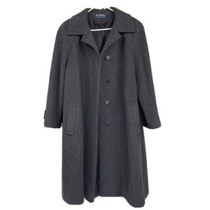 J.G. Hook 100% Wool Long Coat USA Union Made XL